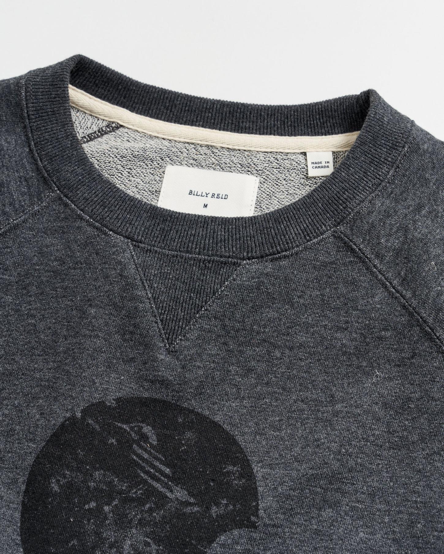 Men Football Crew Grey | Billy Reid Sweaters &amp; Sweatshirts