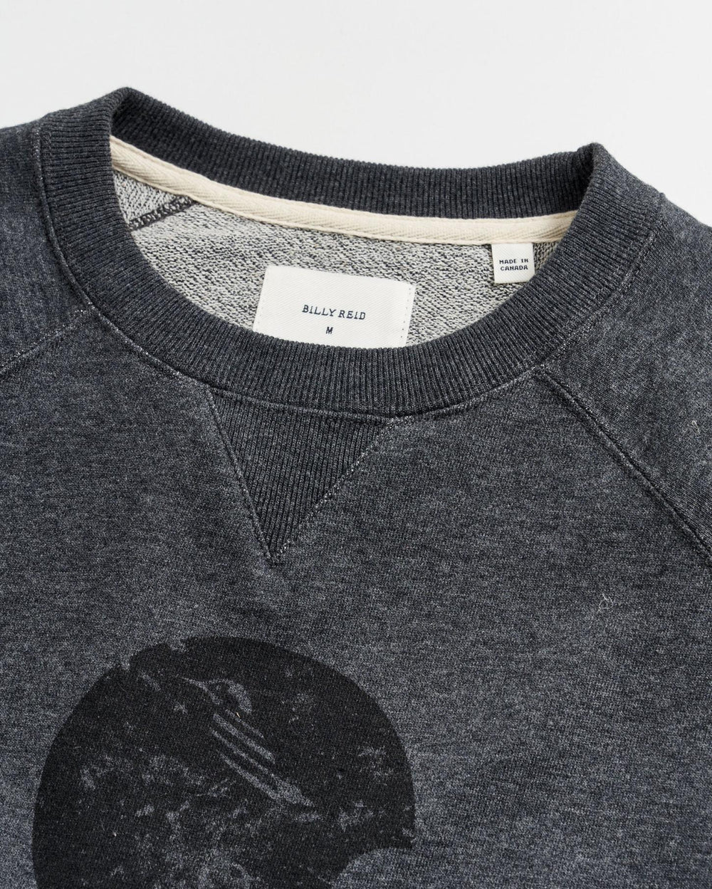Men Football Crew Grey | Billy Reid Sweaters &amp; Sweatshirts