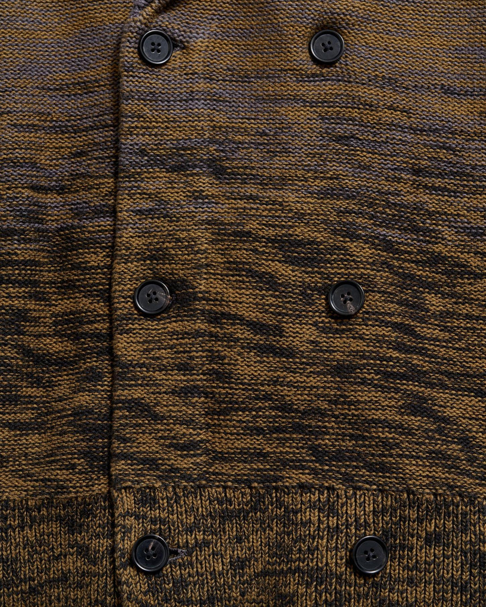 Men Gradient Stripe Cardigan Olive/charcoal | Billy Reid Sweaters &amp; Sweatshirts