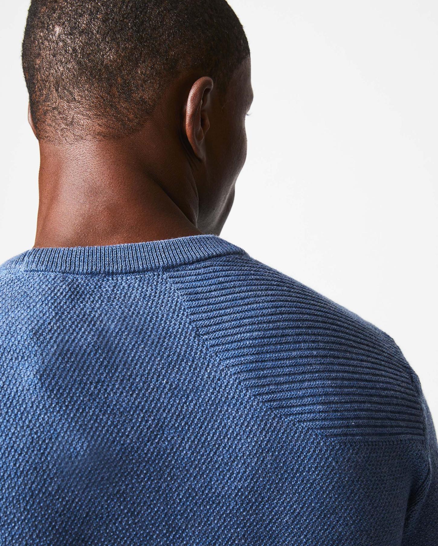 Men Hunting Sweater Denim Blue | Billy Reid Sweaters &amp; Sweatshirts