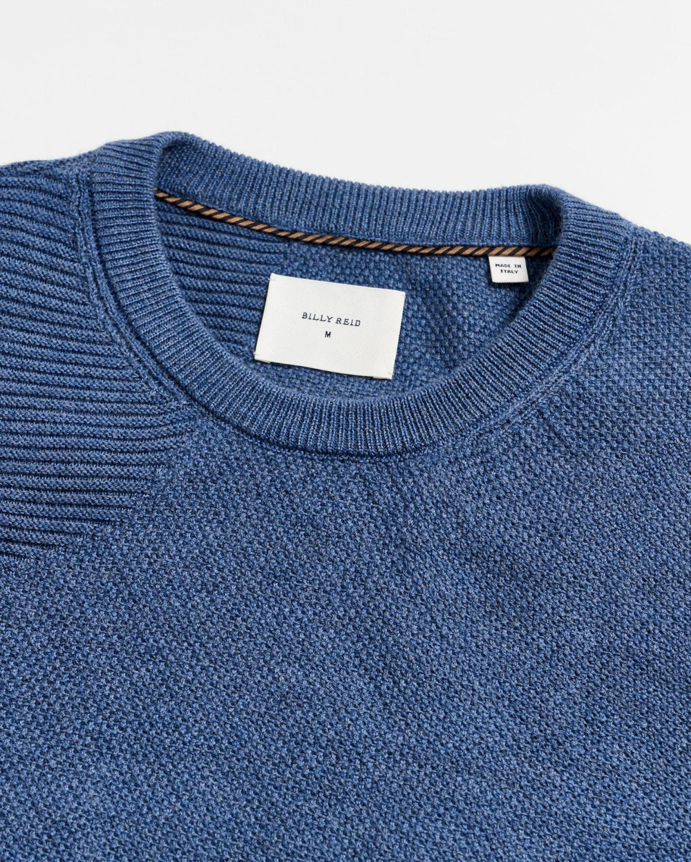 Men Hunting Sweater Denim Blue | Billy Reid Sweaters &amp; Sweatshirts