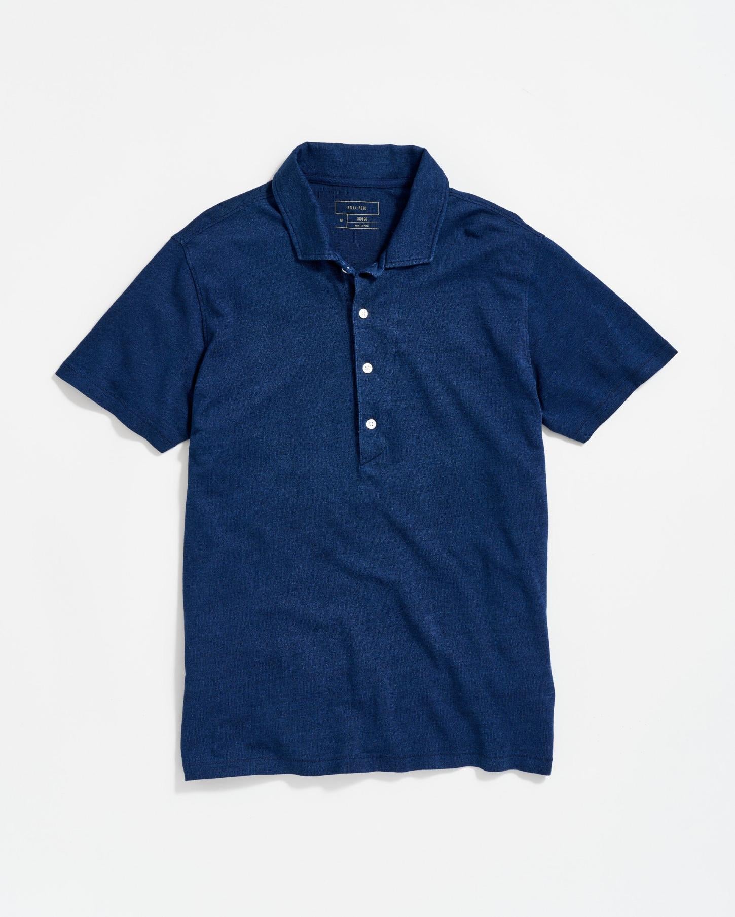 Men Indigo Polo Dark Indigo | Billy Reid Polos, Tees &amp; Henleys