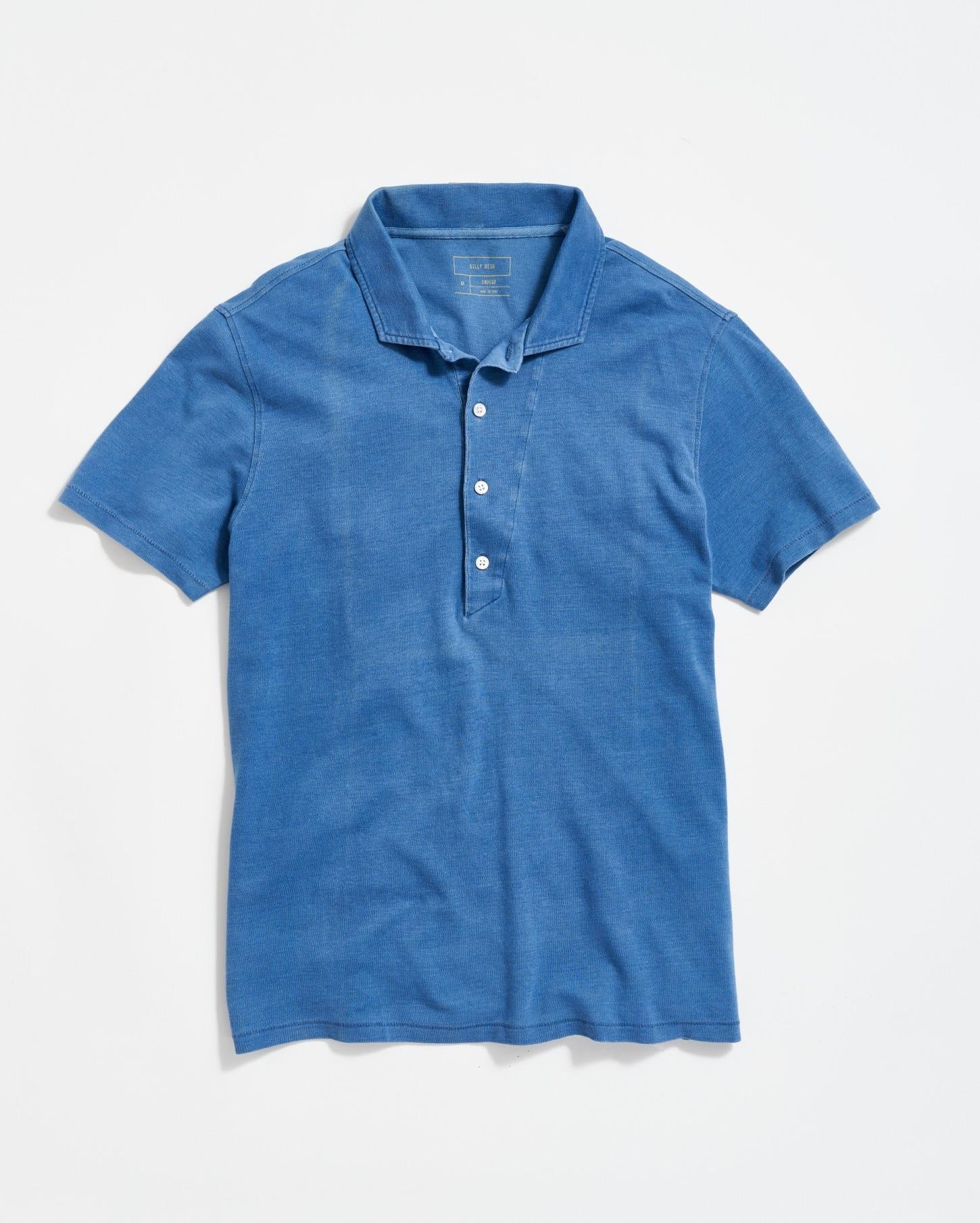Men Indigo Polo Denim | Billy Reid Polos, Tees &amp; Henleys