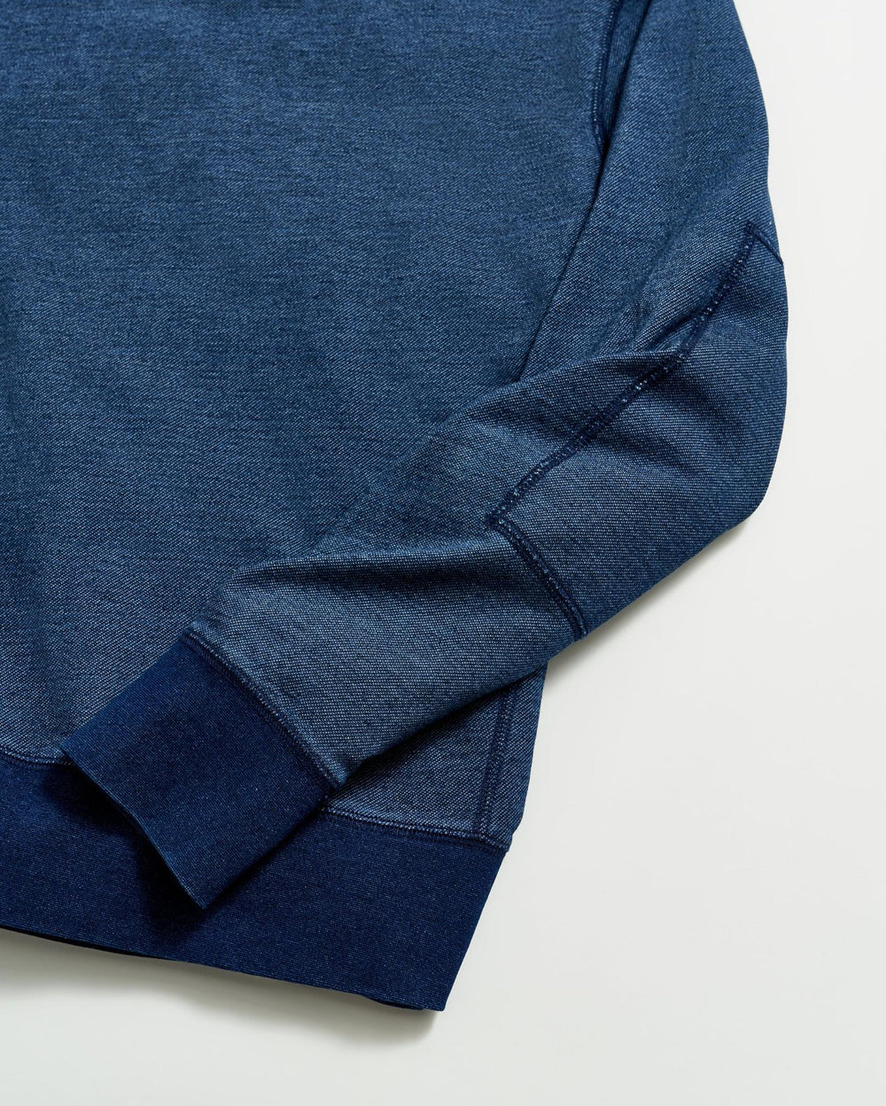 Men Indigo Terry Sweatshirt Dark Indigo | Billy Reid Sweaters &amp; Sweatshirts