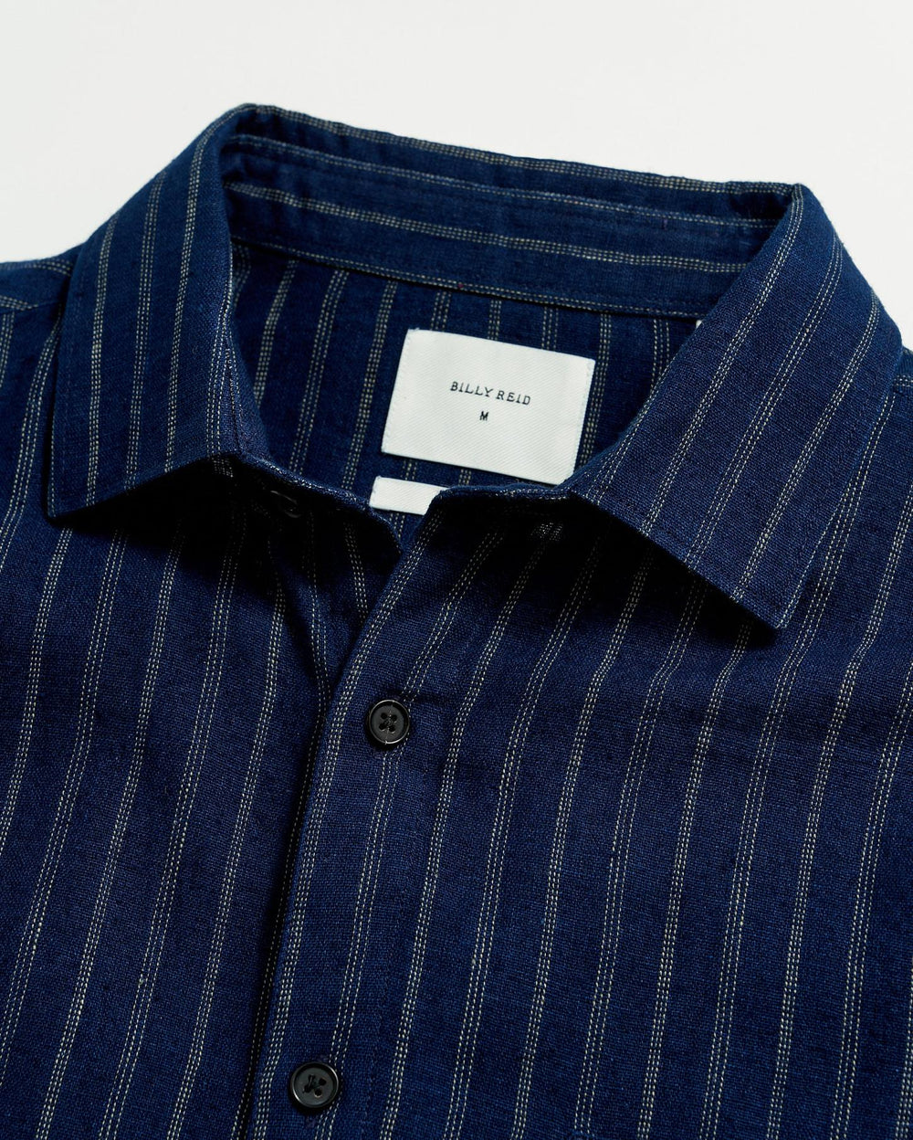 Men John T Shirt Indigo/white | Billy Reid Shirting
