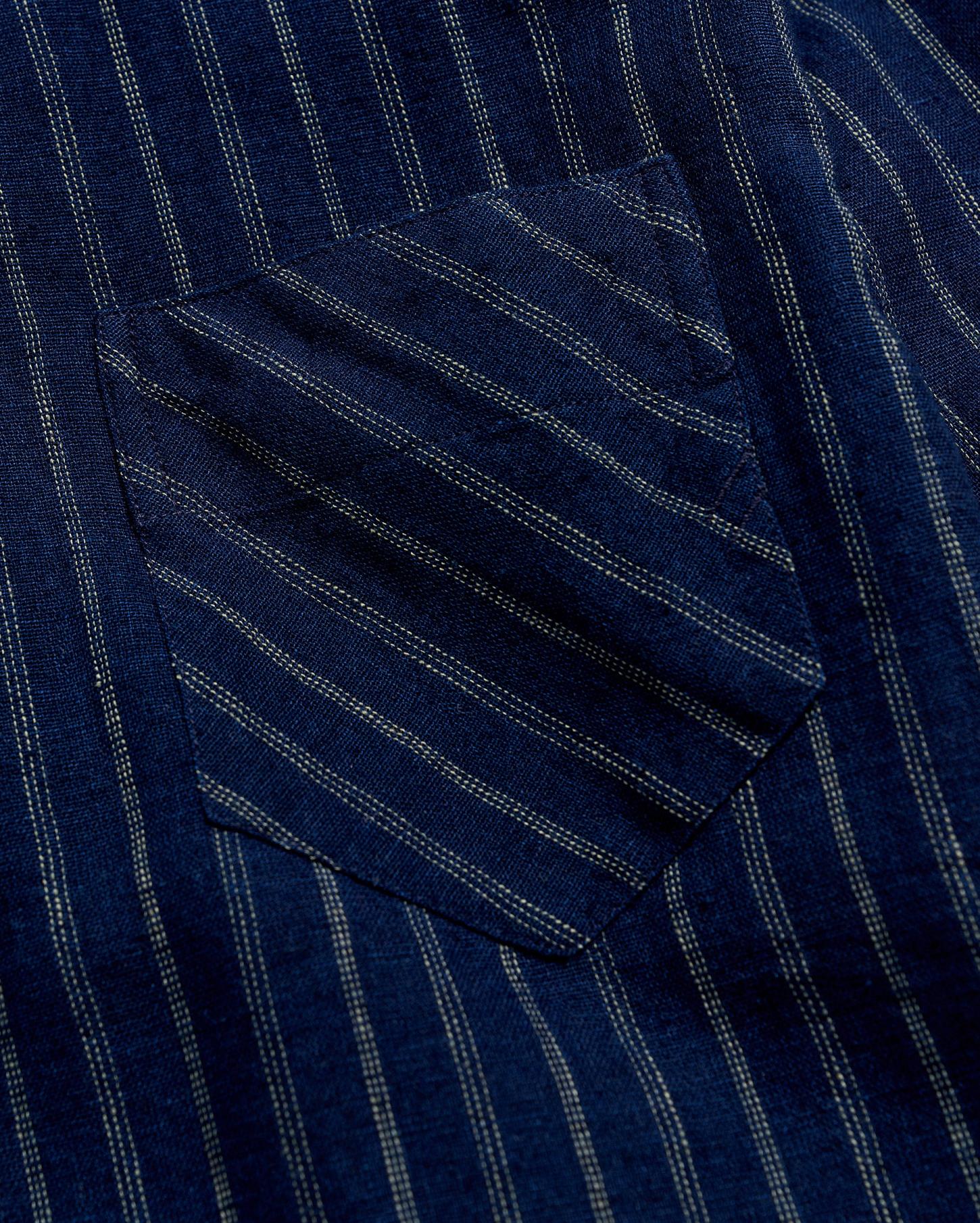 Men John T Shirt Indigo/white | Billy Reid Shirting