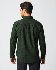 Men Kudzu Tuscumbia Shirt Evergreen/pine Green | Billy Reid Shirting