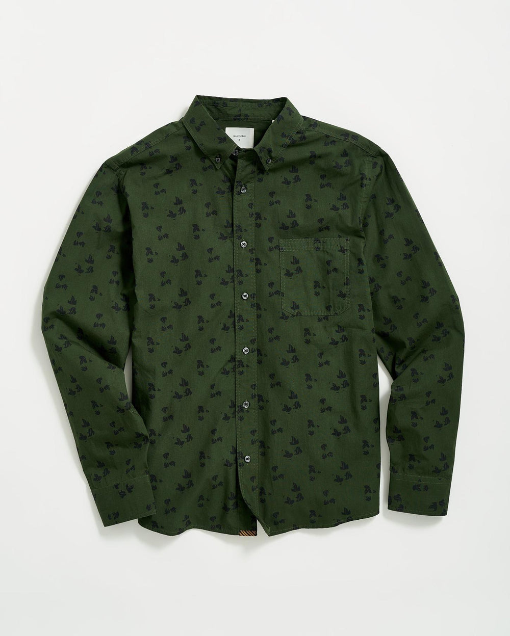 Men Kudzu Tuscumbia Shirt Evergreen/pine Green | Billy Reid Shirting