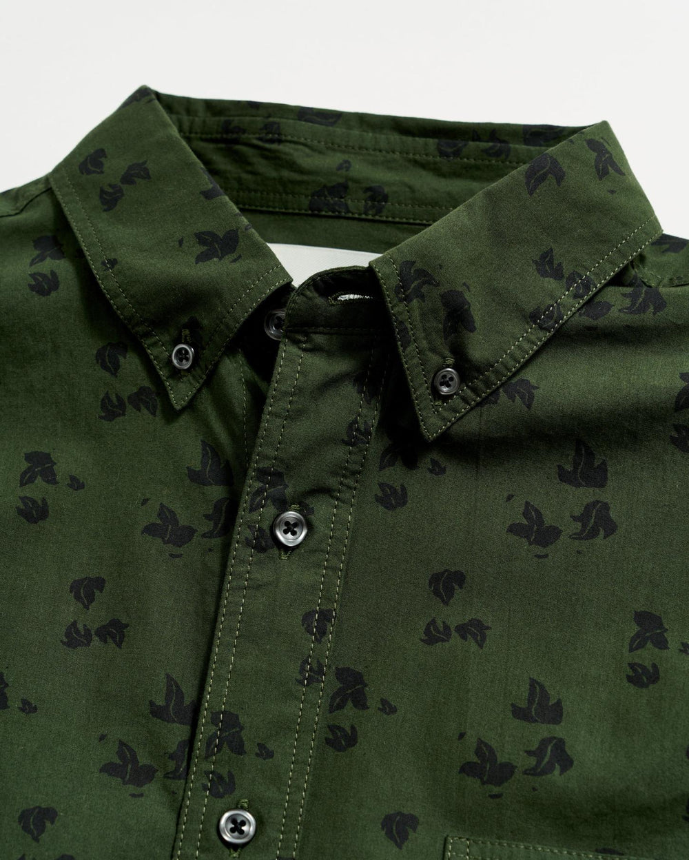 Men Kudzu Tuscumbia Shirt Evergreen/pine Green | Billy Reid Shirting
