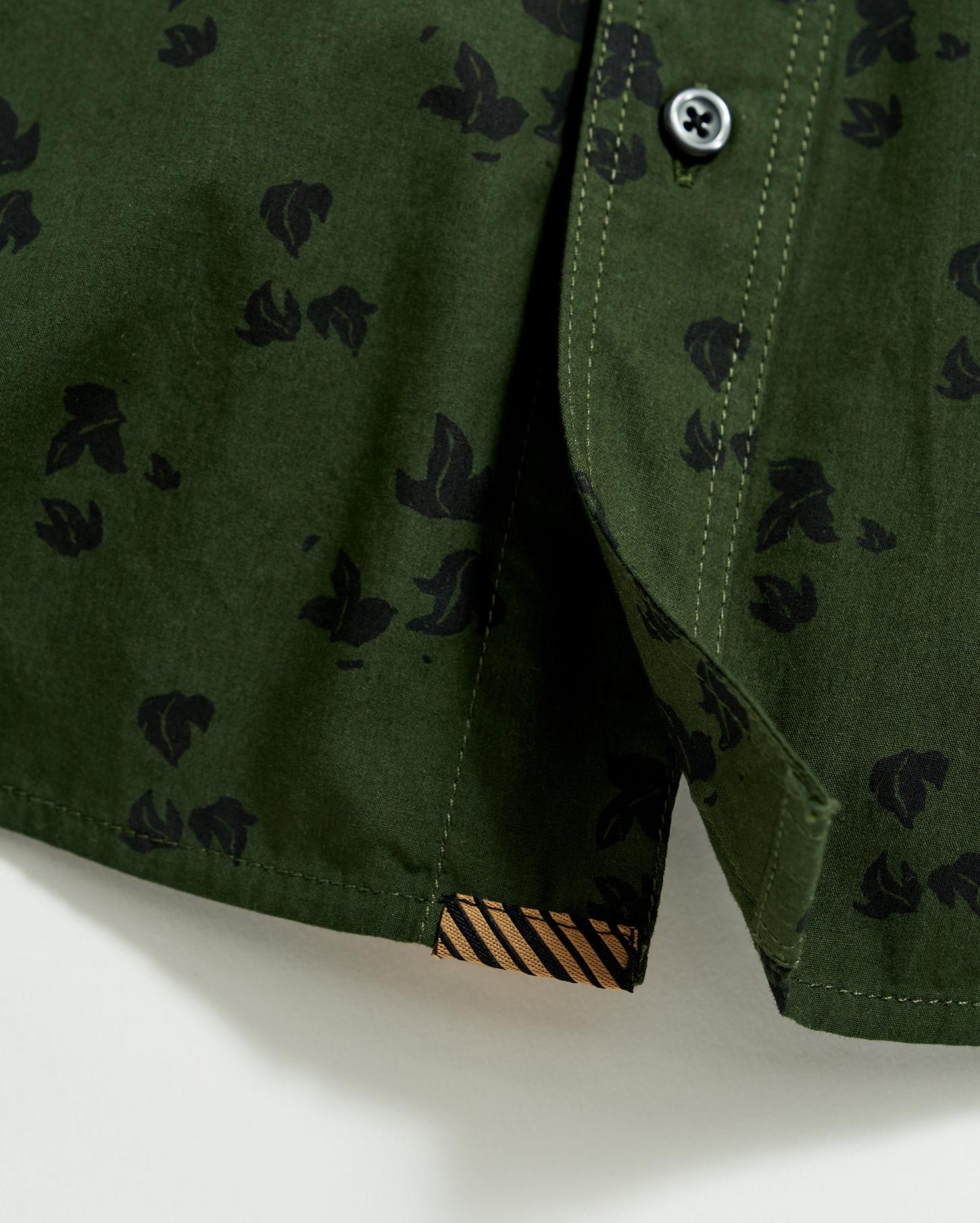 Men Kudzu Tuscumbia Shirt Evergreen/pine Green | Billy Reid Shirting