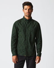 Men Kudzu Tuscumbia Shirt Evergreen/pine Green | Billy Reid Shirting
