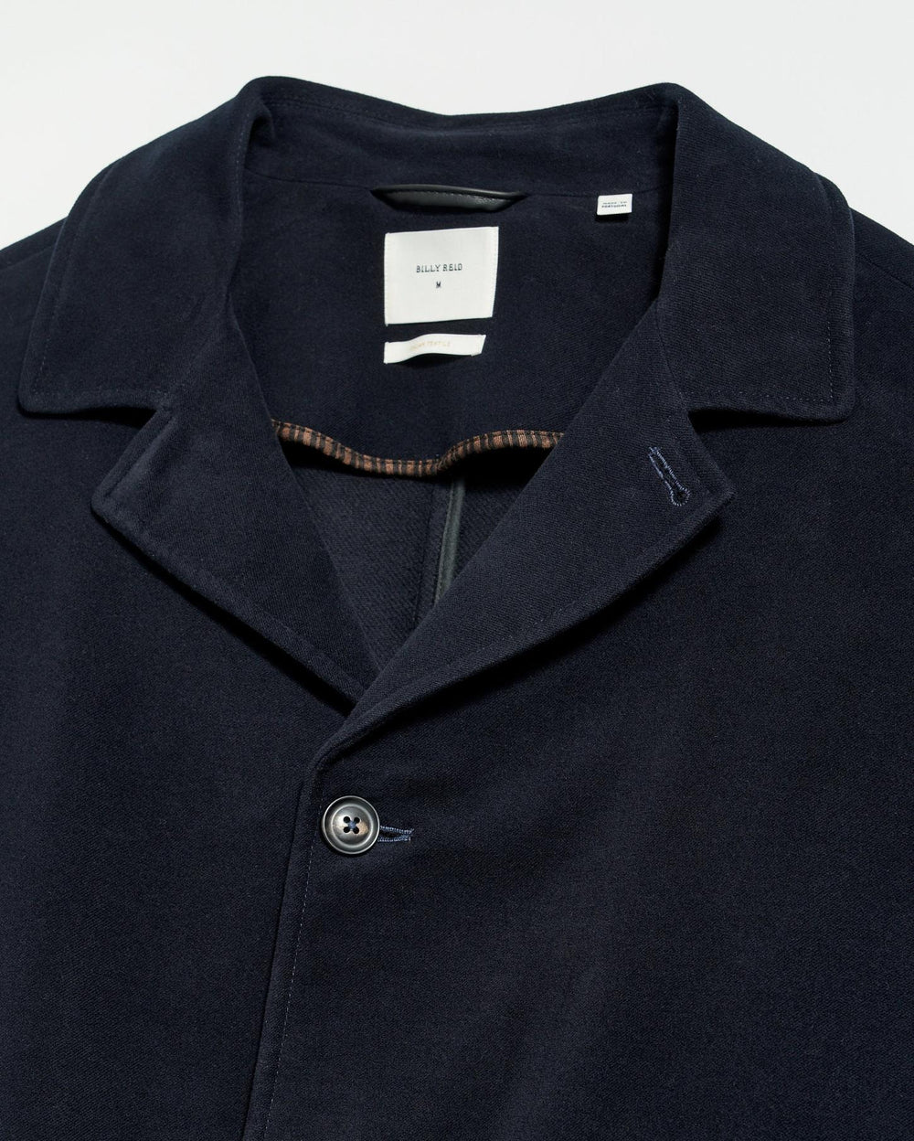 Men Lancaster Coat Carbon Blue | Billy Reid Jackets &amp; Outerwear