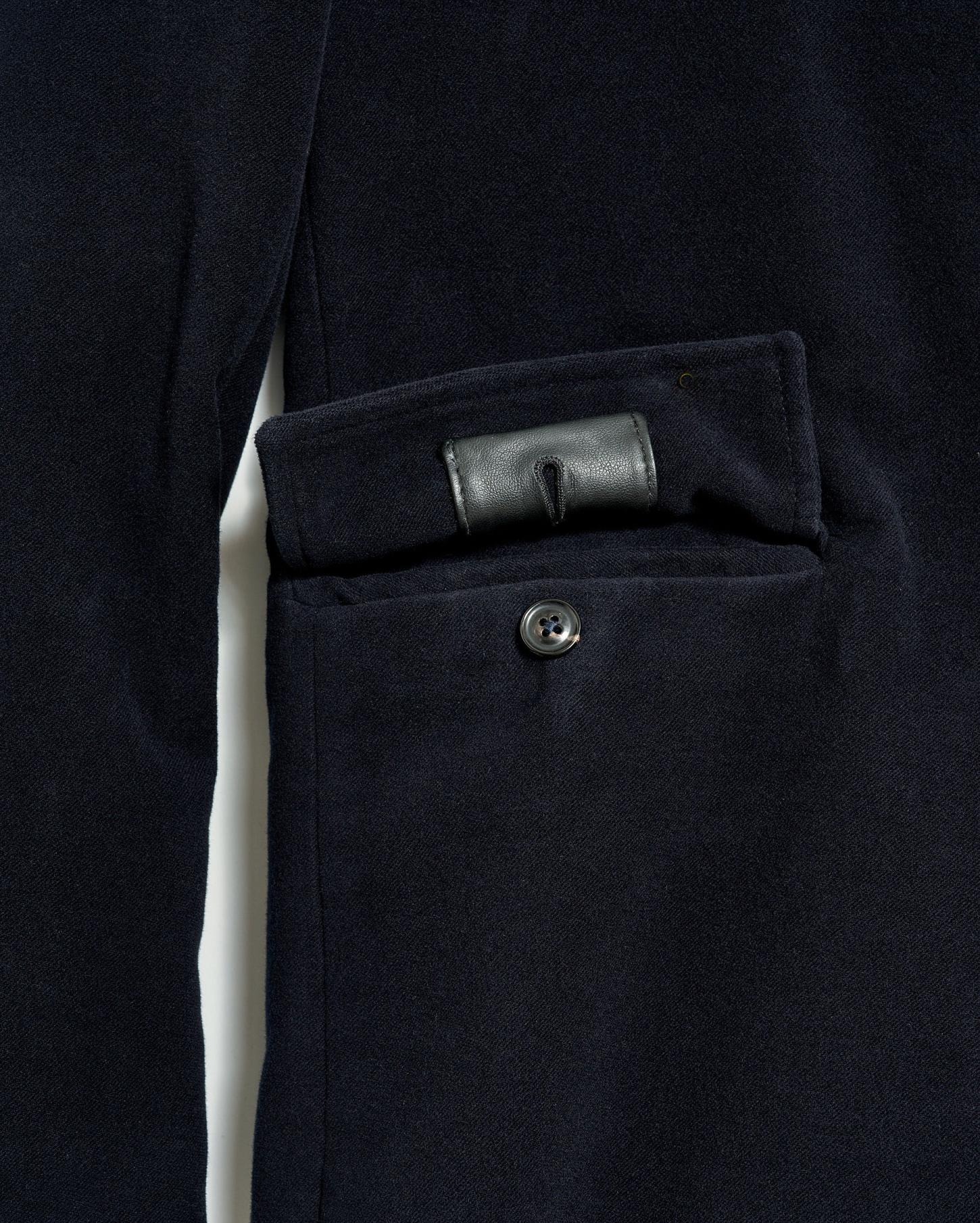 Men Lancaster Coat Carbon Blue | Billy Reid Jackets &amp; Outerwear