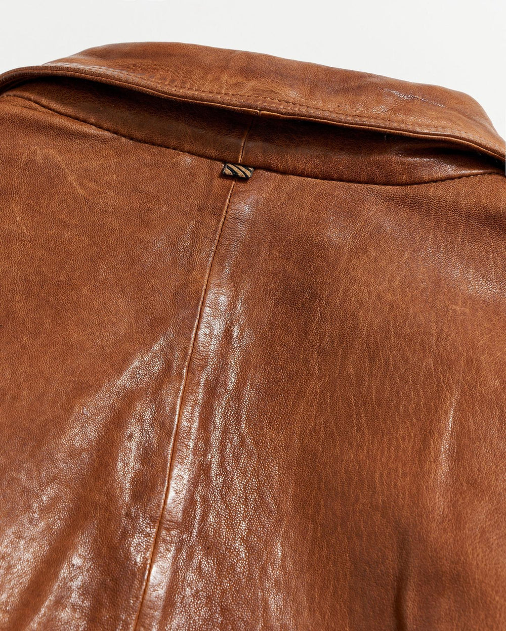 Men Leather Chore Coat Cognac | Billy Reid Jackets &amp; Outerwear