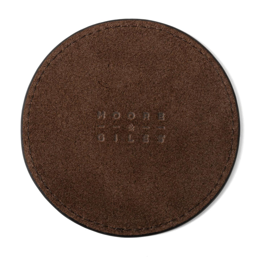 Men Leather Coaster Set Seven Hills Chocolate | Billy Reid Accessories