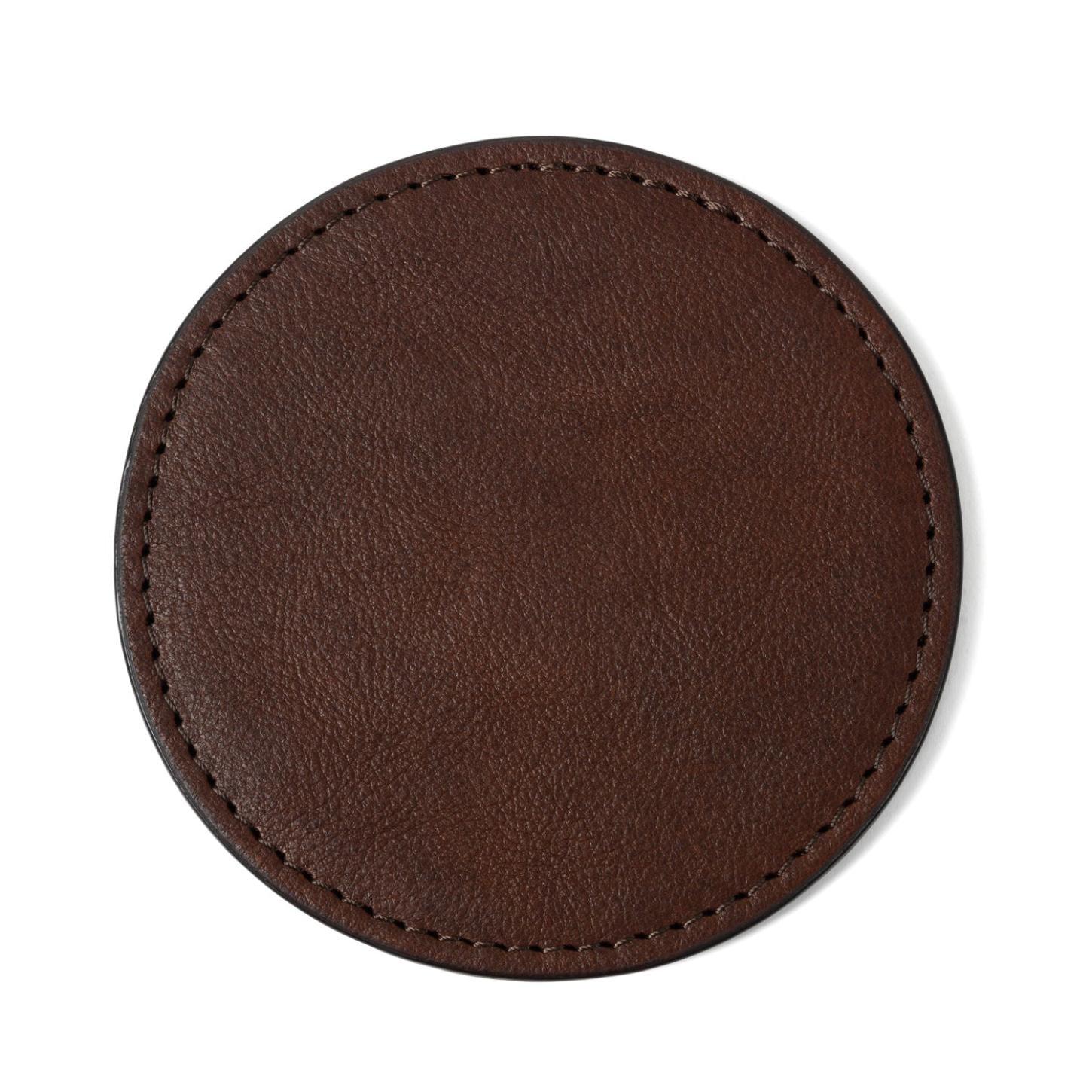 Men Leather Coaster Set Seven Hills Chocolate | Billy Reid Accessories