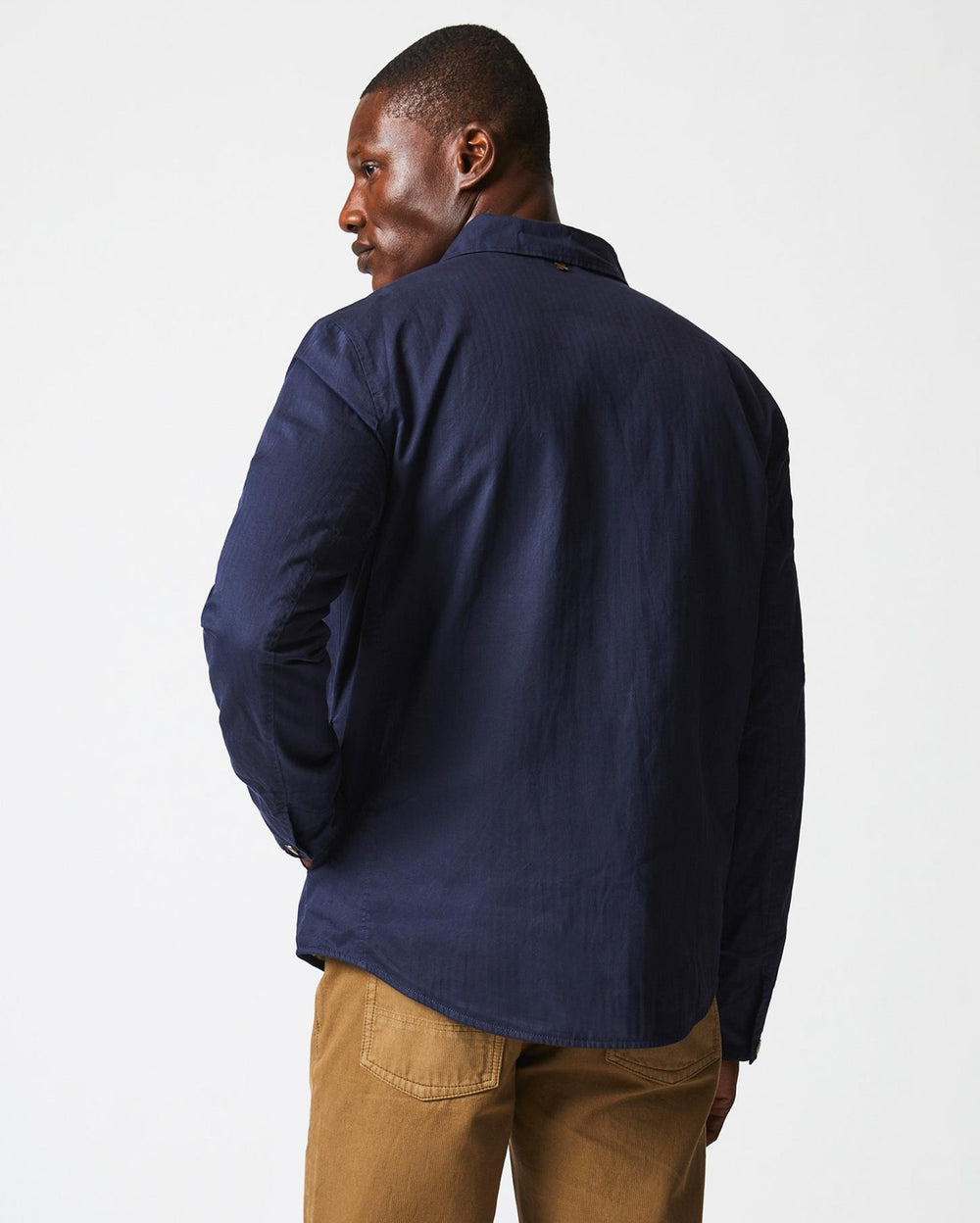 Men Leroy Shirt Jacket Carbon Blue | Billy Reid Jackets &amp; Outerwear