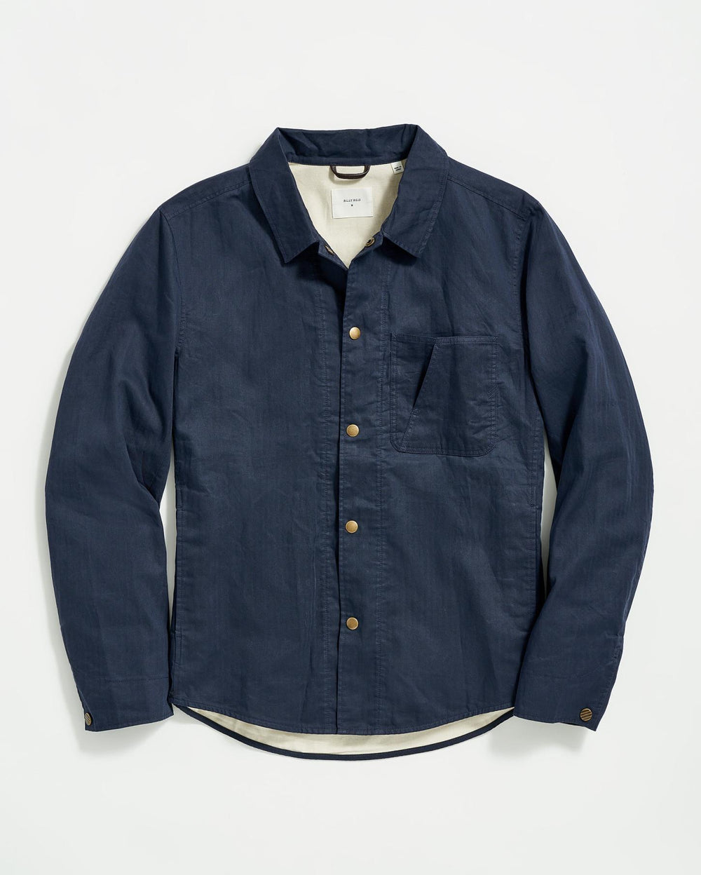 Men Leroy Shirt Jacket Carbon Blue | Billy Reid Jackets &amp; Outerwear