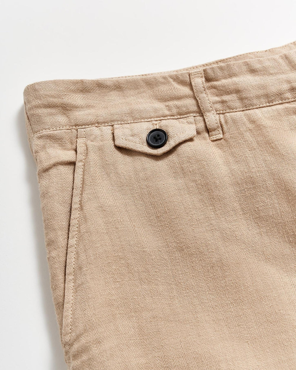 Men Linen Moore Short Khaki | Billy Reid Bottoms