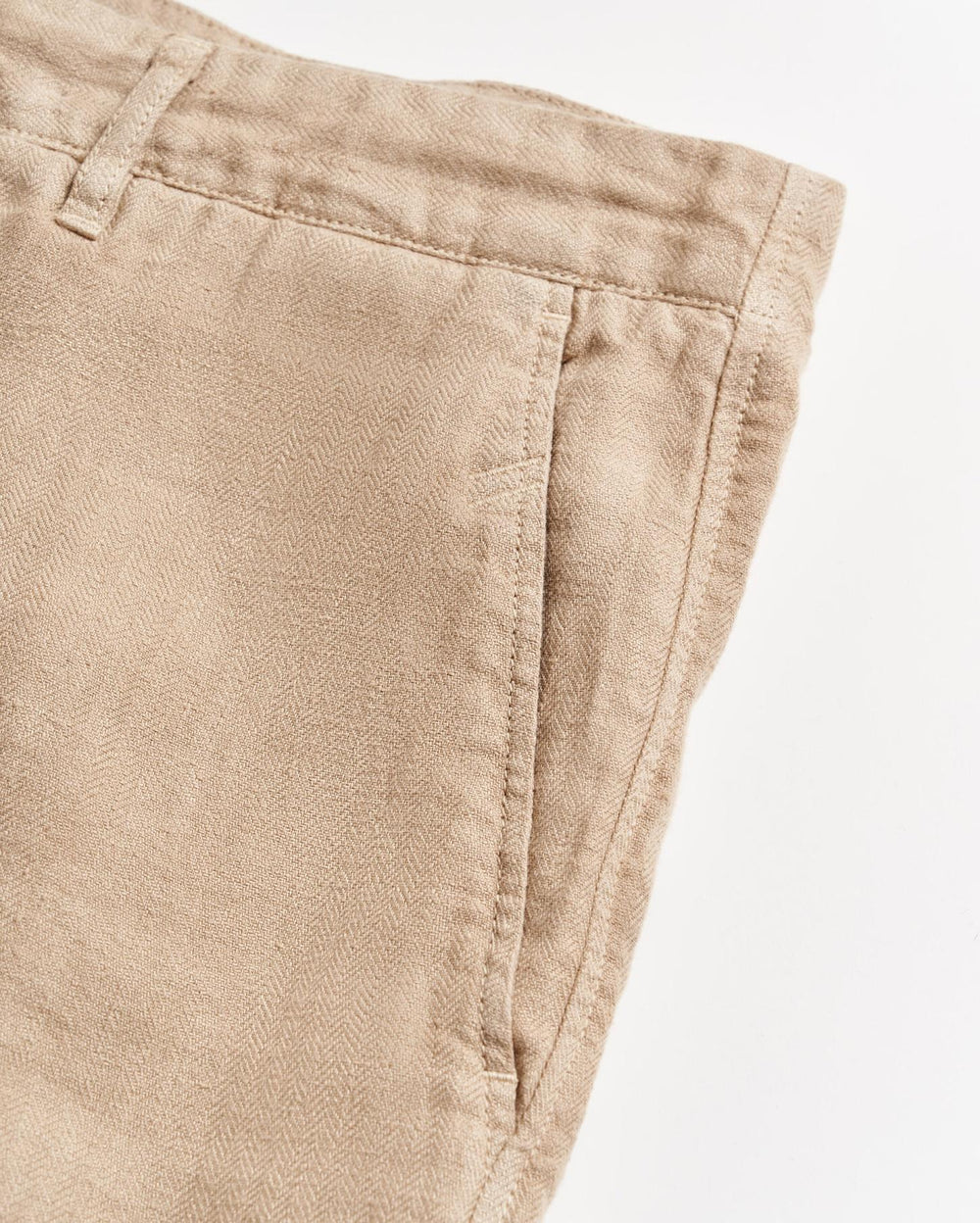 Men Linen Moore Short Khaki | Billy Reid Bottoms