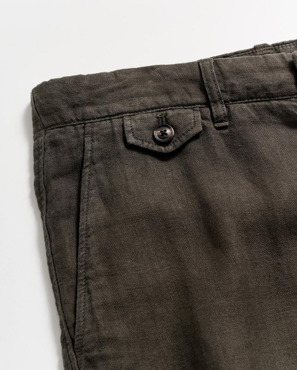 Men Linen Moore Short Steel Grey | Billy Reid Bottoms