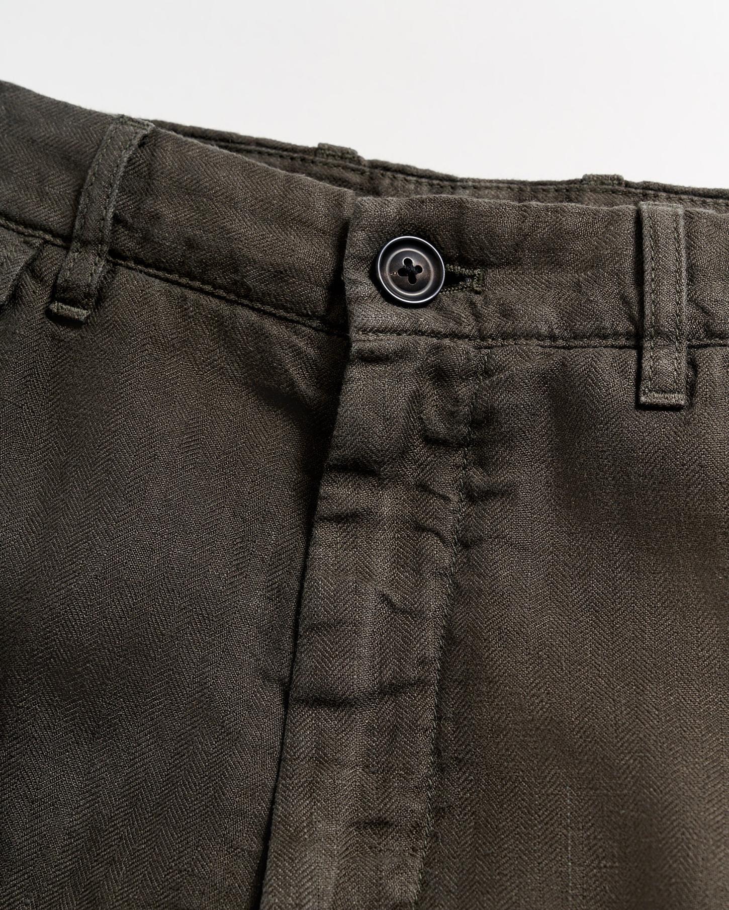 Men Linen Moore Short Steel Grey | Billy Reid Bottoms