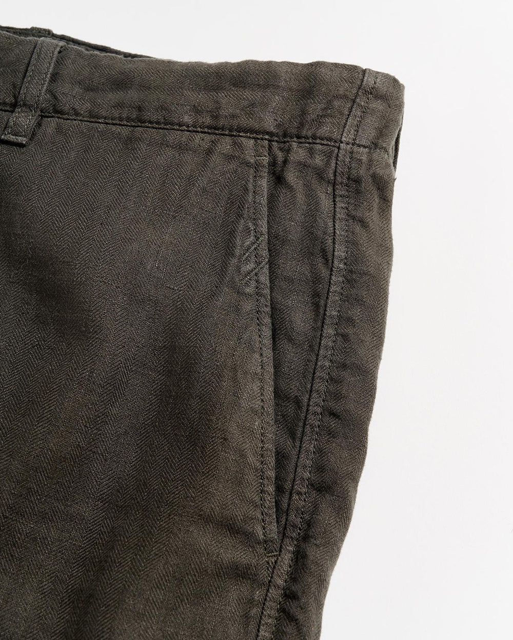 Men Linen Moore Short Steel Grey | Billy Reid Bottoms