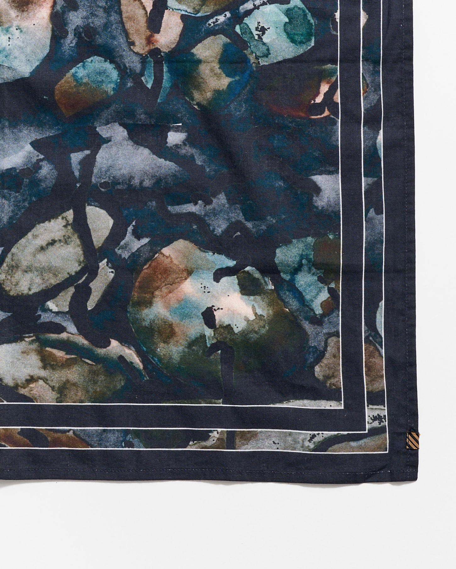 Men Low Tide Bandana Black Mix | Billy Reid Accessories