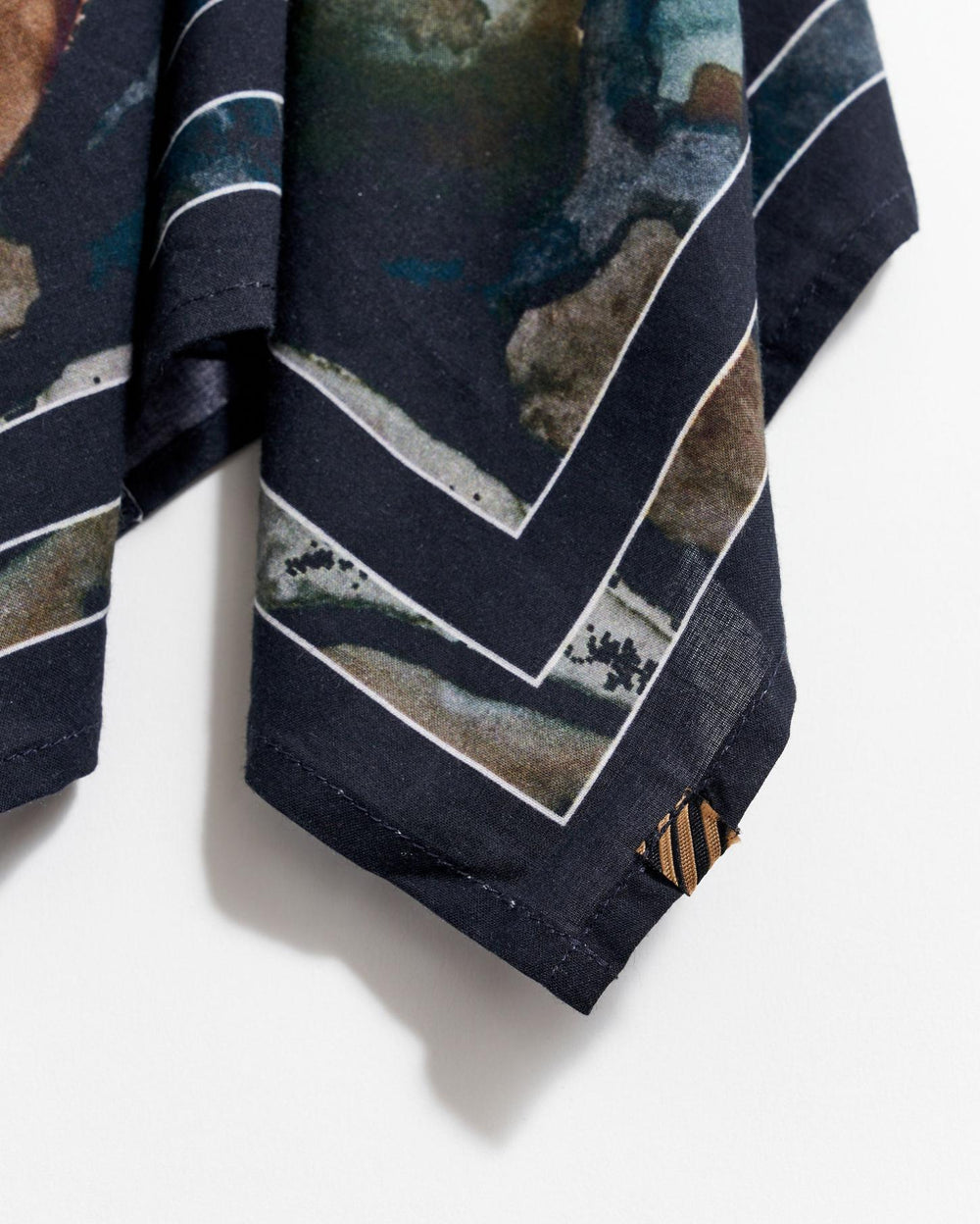 Men Low Tide Bandana Black Mix | Billy Reid Accessories