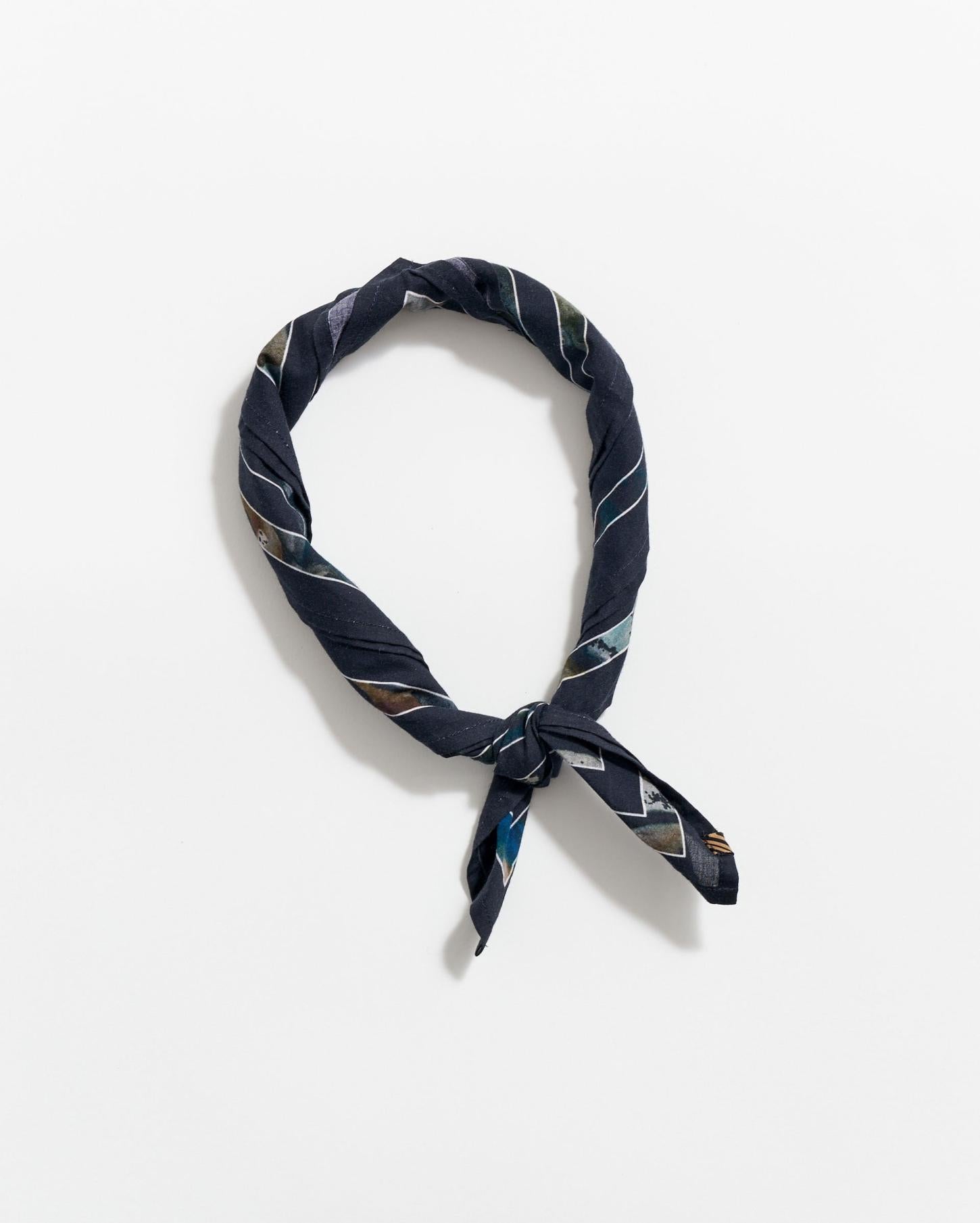 Men Low Tide Bandana Black Mix | Billy Reid Accessories