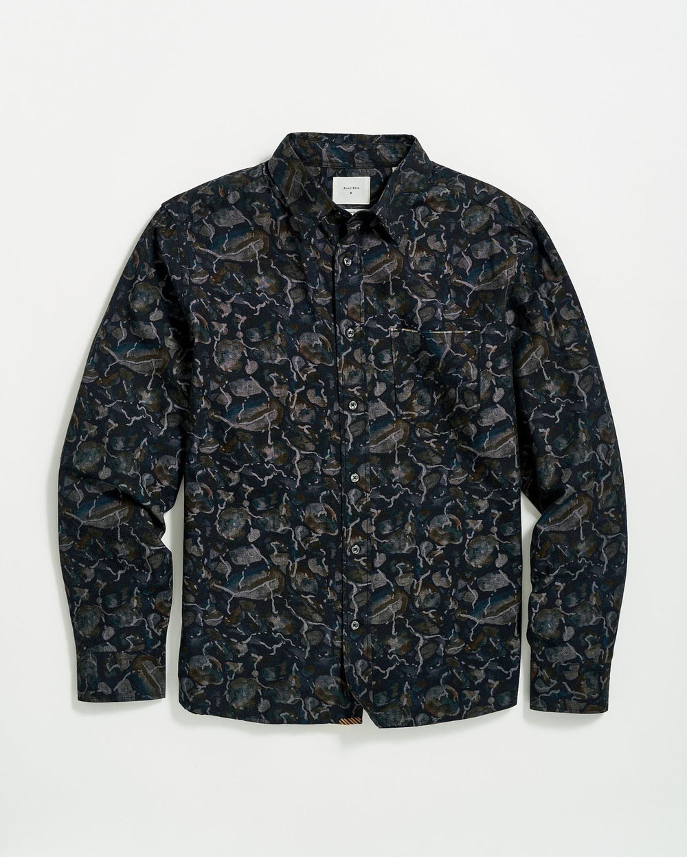 Men Low Tide Msl 1-Pocket Shirt Carbon Blue | Billy Reid Shirting