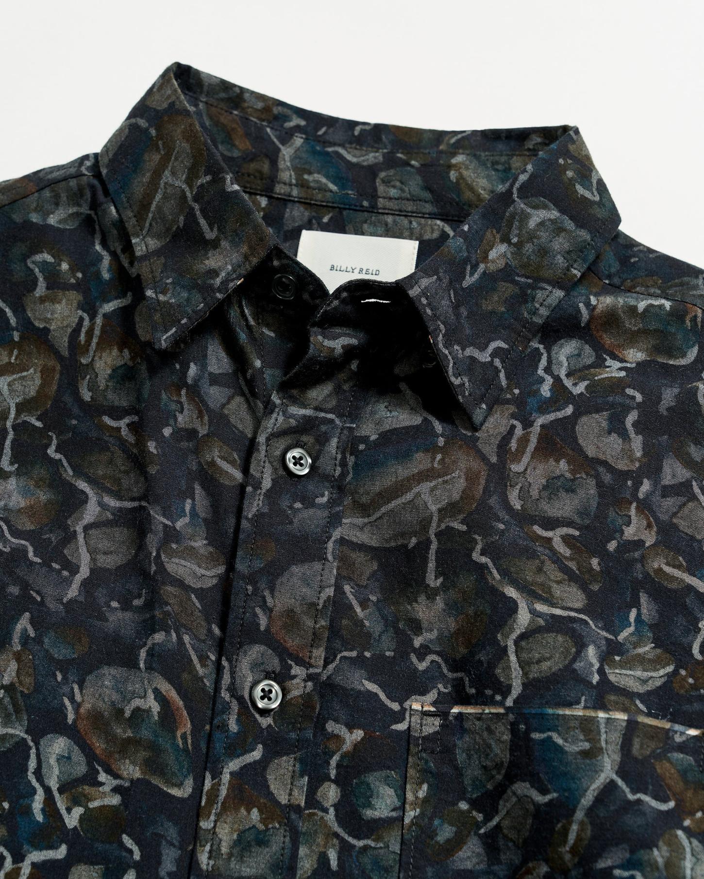 Men Low Tide Msl 1-Pocket Shirt Carbon Blue | Billy Reid Shirting
