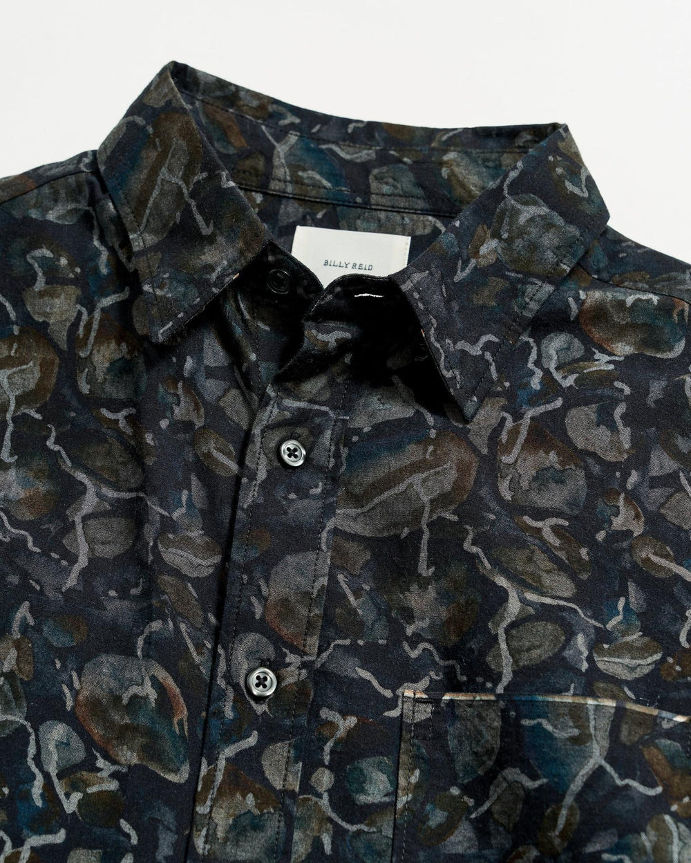 Men Low Tide Msl 1-Pocket Shirt Carbon Blue | Billy Reid Shirting