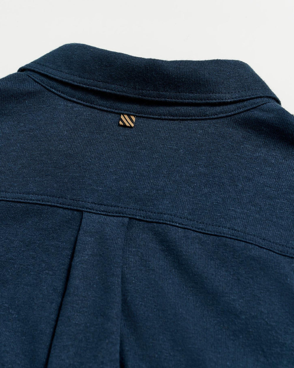 Men L/S Hemp Cotton Knit Shirt Carbon Blue | Billy Reid Shirting