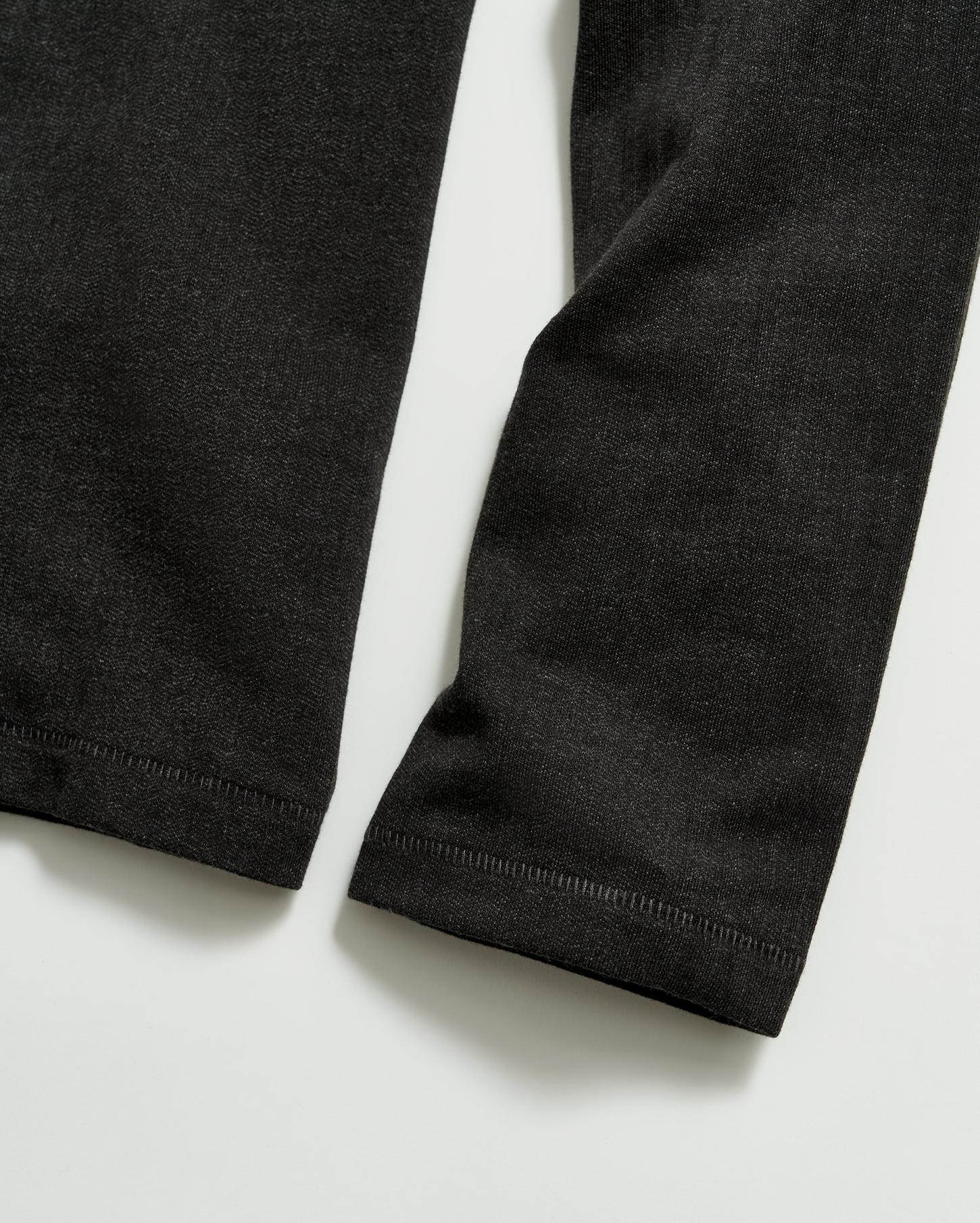 Men L/S Herringbone Polo Jet Black | Billy Reid Polos, Tees &amp; Henleys