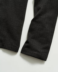 Men L/S Herringbone Polo Jet Black | Billy Reid Polos, Tees &amp; Henleys