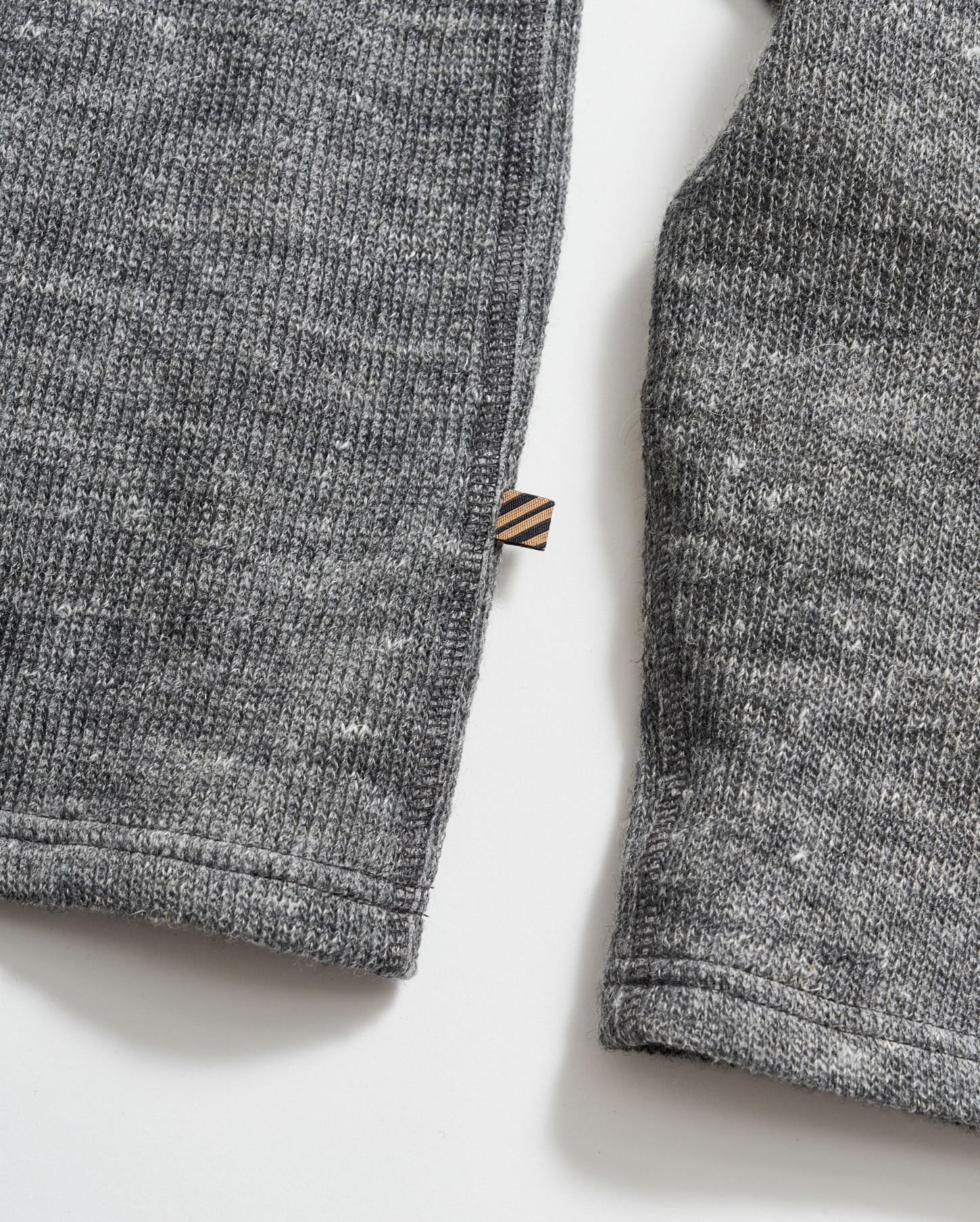 Men L/S Rib Tee Heather Grey | Billy Reid Polos, Tees &amp; Henleys