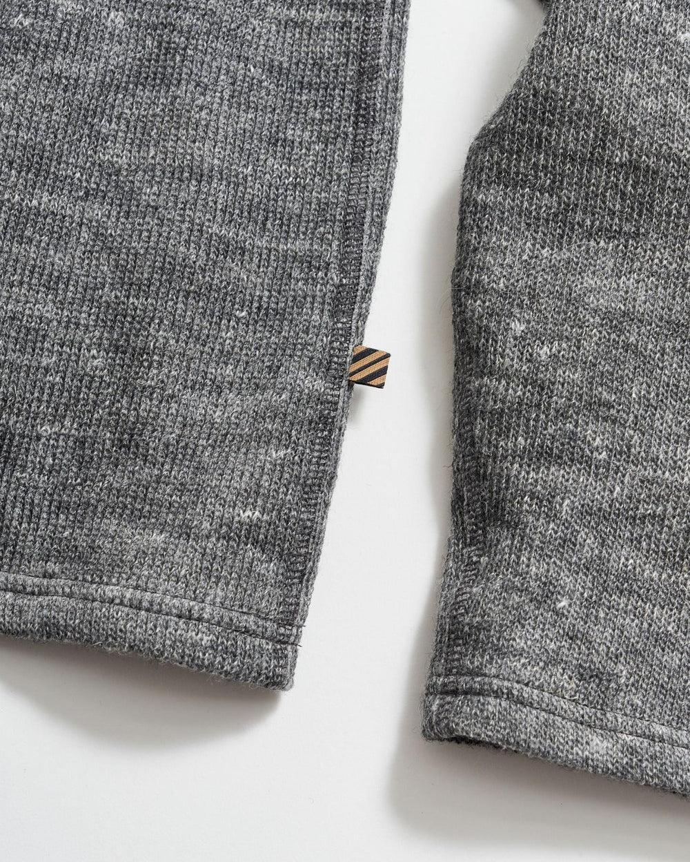 Men L/S Rib Tee Heather Grey | Billy Reid Polos, Tees &amp; Henleys