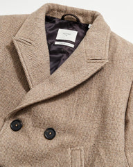 Men Luxury Bond Peacoat Charcoal/tan | Billy Reid Jackets &amp; Outerwear