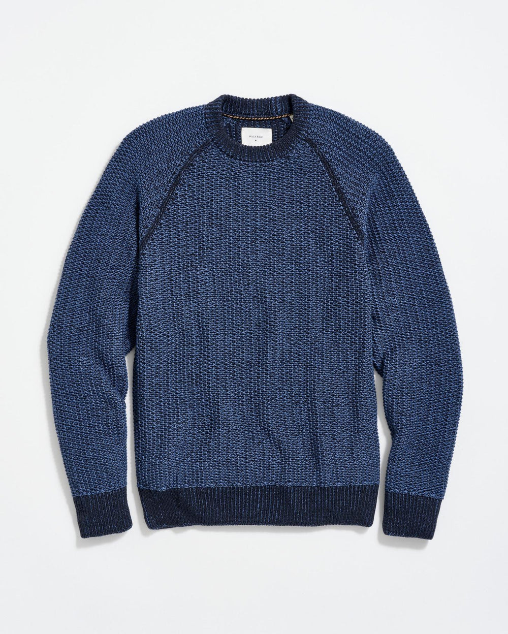 Men Marled Crewneck Sweater Carbon Blue | Billy Reid Sweaters &amp; Sweatshirts