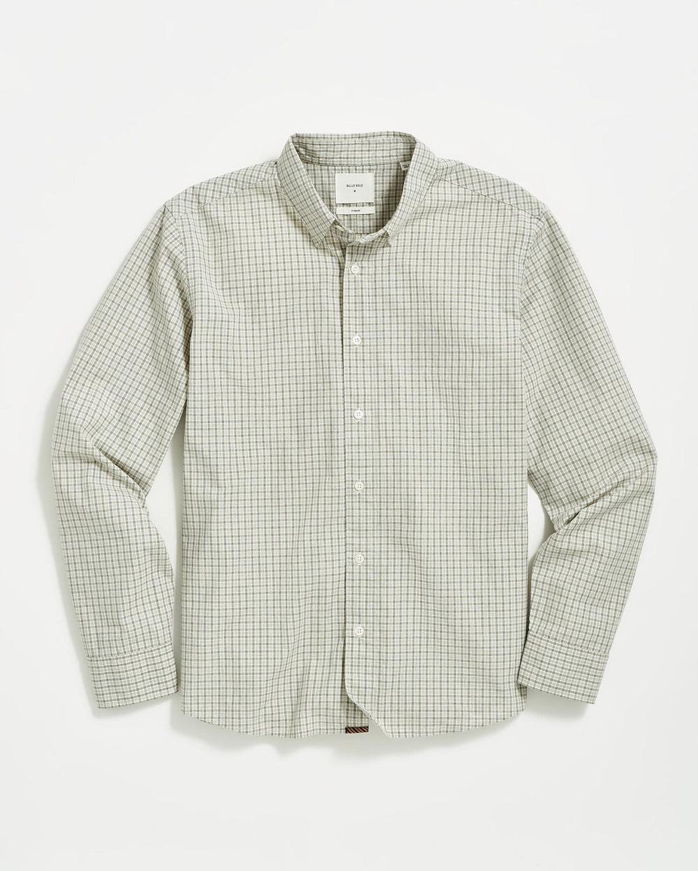 Men Melange Check Tuscumbia Shirt Light Gray/yellow | Billy Reid Shirting