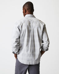 Men Melange Plaid John T Shirt Grey | Billy Reid Shirting