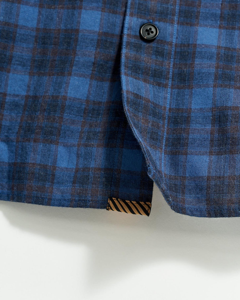 Men Melange Shadow Plaid Tuscumbia Shirt Blue/red | Billy Reid Shirting