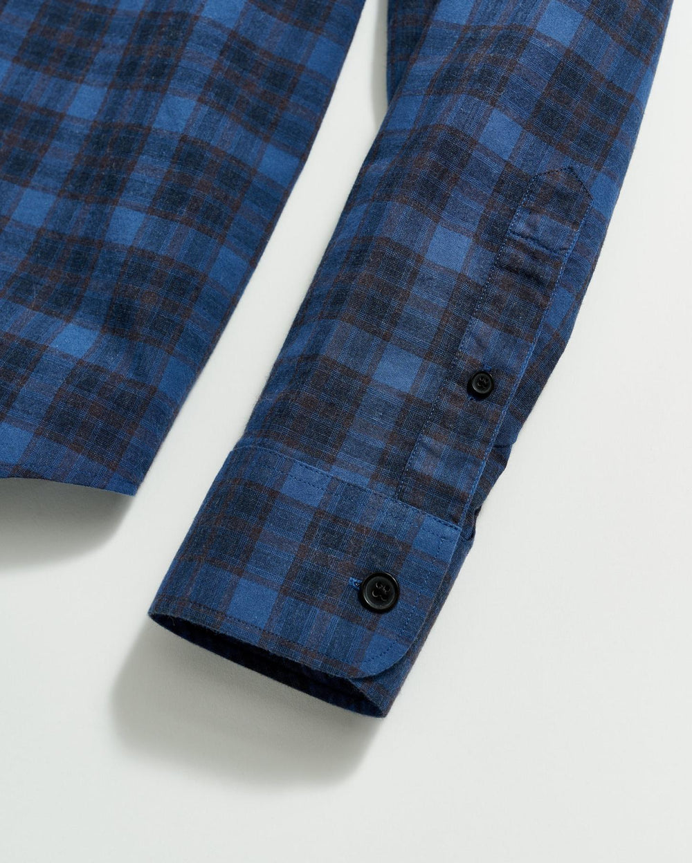 Men Melange Shadow Plaid Tuscumbia Shirt Blue/red | Billy Reid Shirting