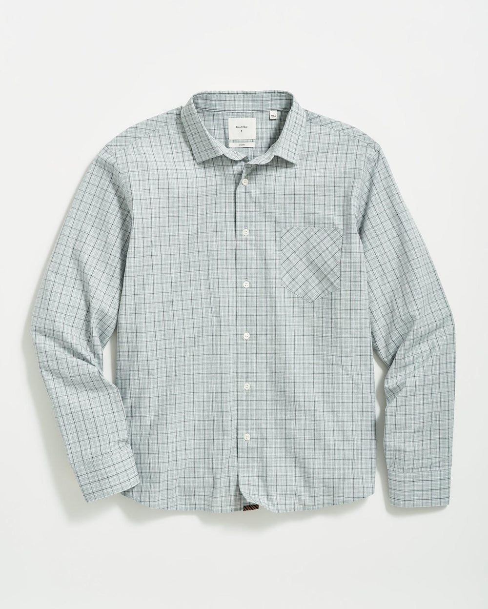 Men Melange Window Plaid John T Shirt Grey/multi | Billy Reid Shirting