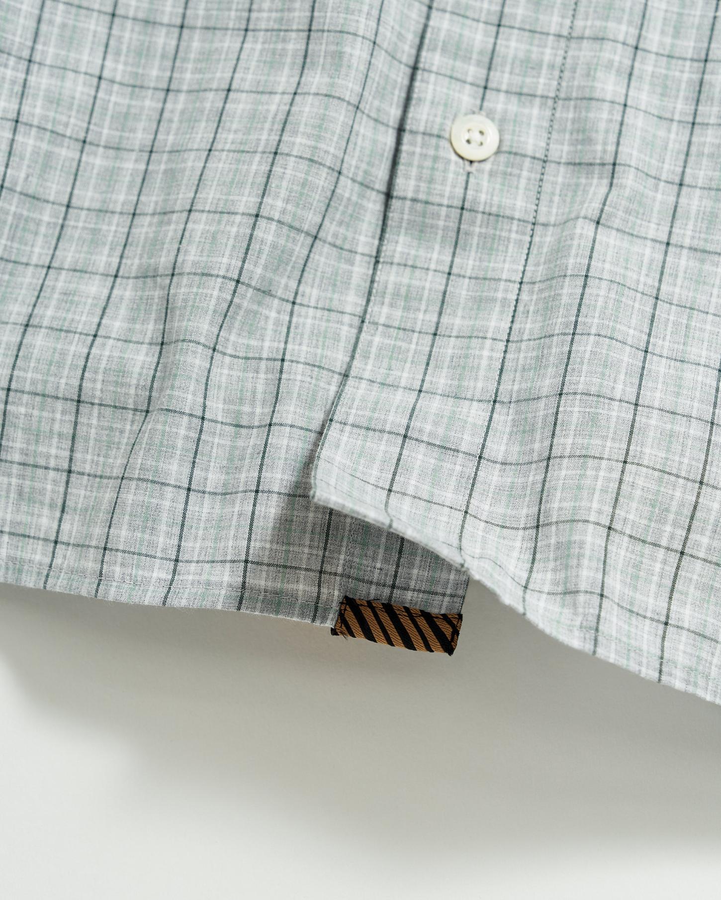 Men Melange Window Plaid John T Shirt Grey/multi | Billy Reid Shirting