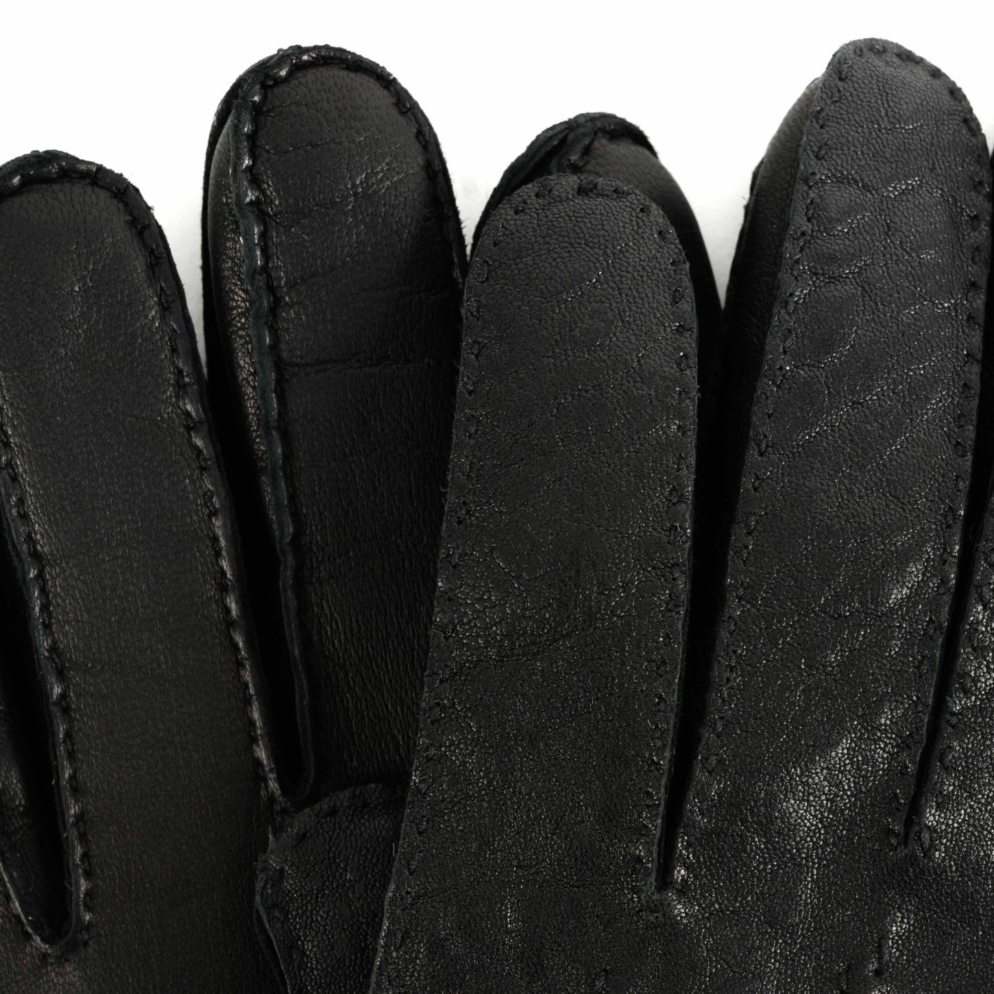 Men Mens Leather Gloves Black | Billy Reid Accessories