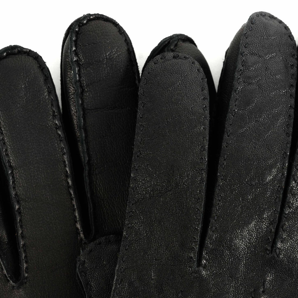 Men Mens Leather Gloves Black | Billy Reid Accessories