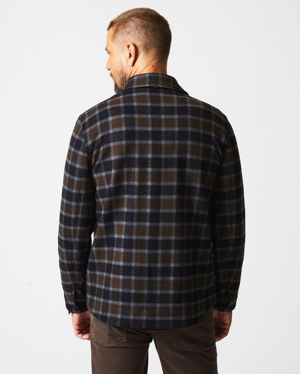 Men Mo Shirt Jacket Olive/multi | Billy Reid Jackets &amp; Outerwear