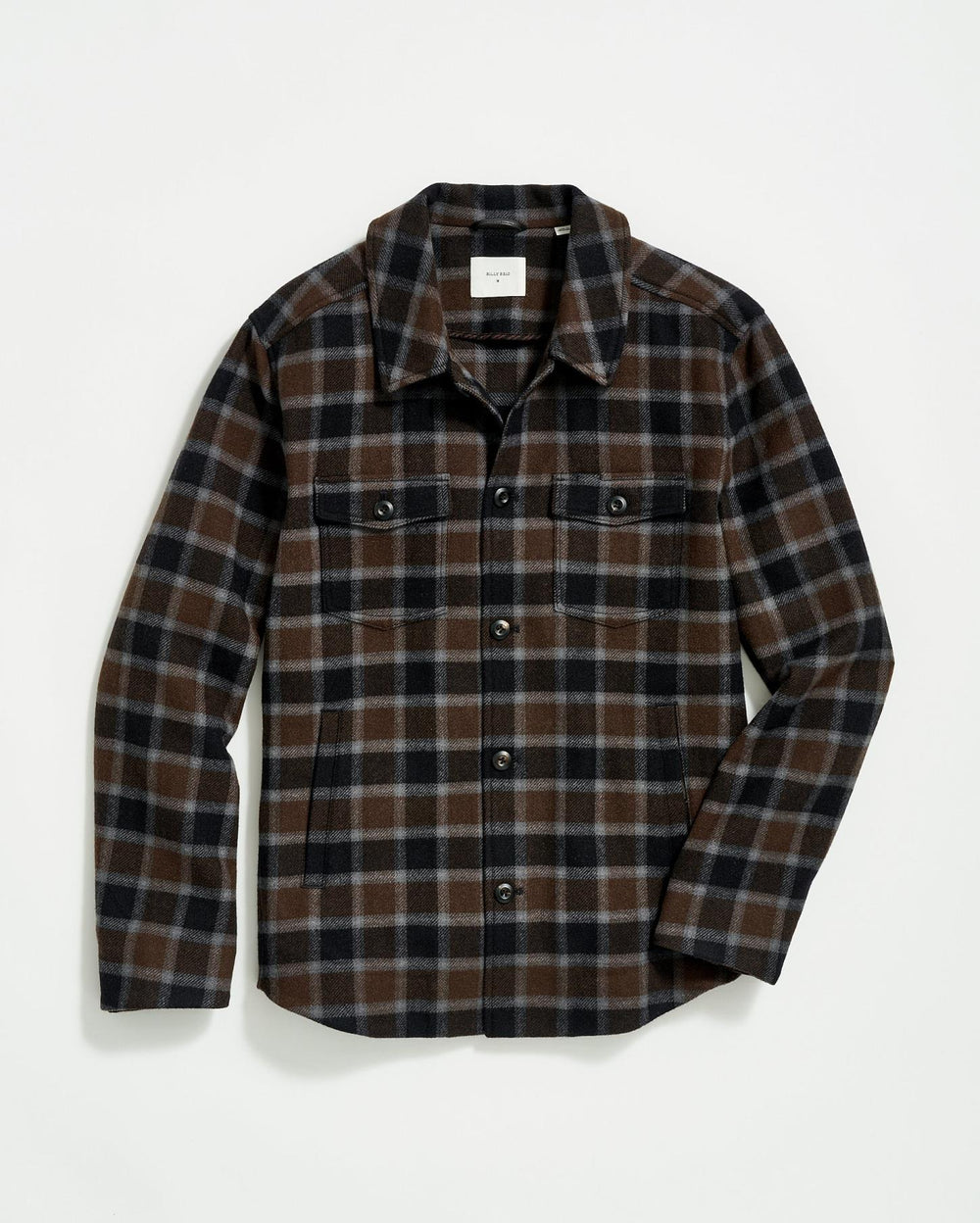 Men Mo Shirt Jacket Olive/multi | Billy Reid Jackets &amp; Outerwear